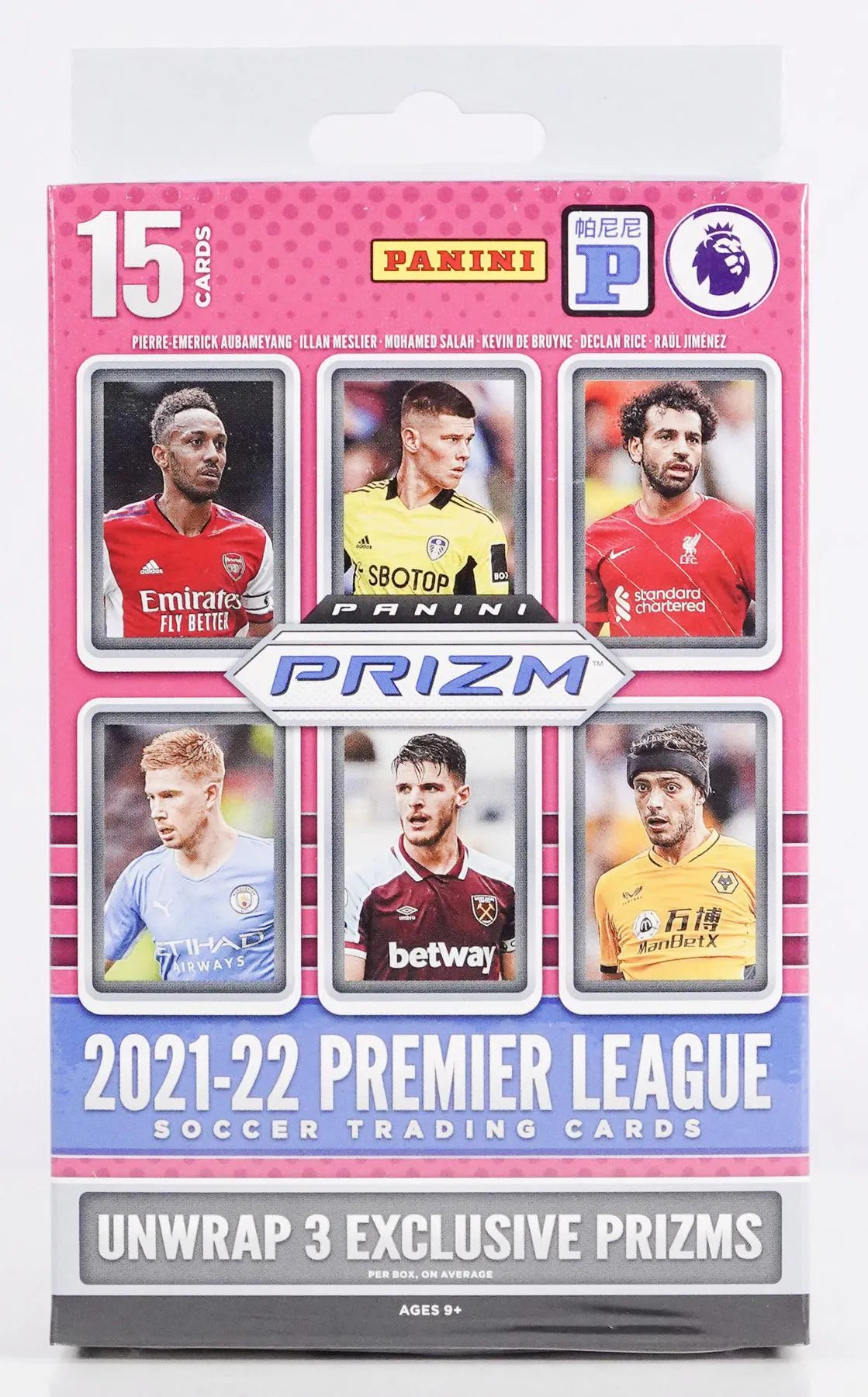 2021/22 Panini Prizm Premier League EPL Soccer Hanger Box