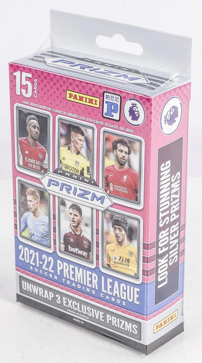 2021/22 Panini Prizm Premier League EPL Soccer Hanger Box
