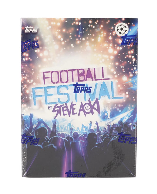 2021/22 Topps UEFA Champions League Football Festival by Steve Aoki Soccer Hobby Box