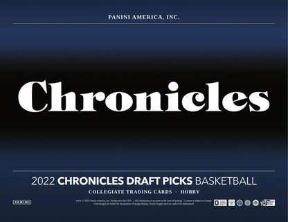 2022/23 Panini Chronicles Draft Picks Basketball Hobby Box