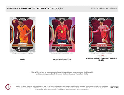 2022 Panini Prizm FIFA World Cup Soccer Breakaway Box
