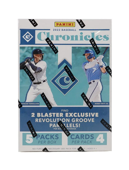 2022 Panini Chronicles Baseball 5-Pack Blaster Box