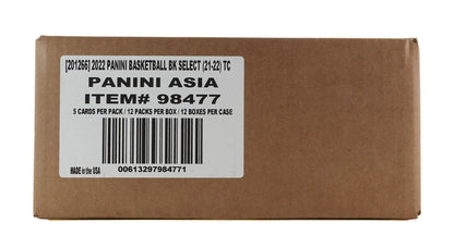2021/22 Panini Select Basketball Asia Tmall 12-Box Case