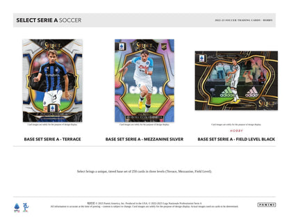 2022/23 Panini Select Serie A Soccer Hobby Pack