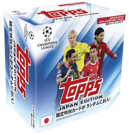 2021/22 Topps UEFA Champions League Soccer Japan Edition Hobby Box