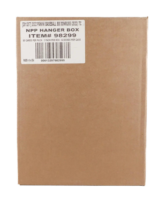 2022 Panini Donruss Baseball Hanger 64-Box Case (Orange and Diamond Parallels!)