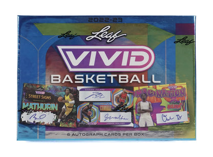 2022/23 Leaf Vivid Basketball Hobby 12-Box Case
