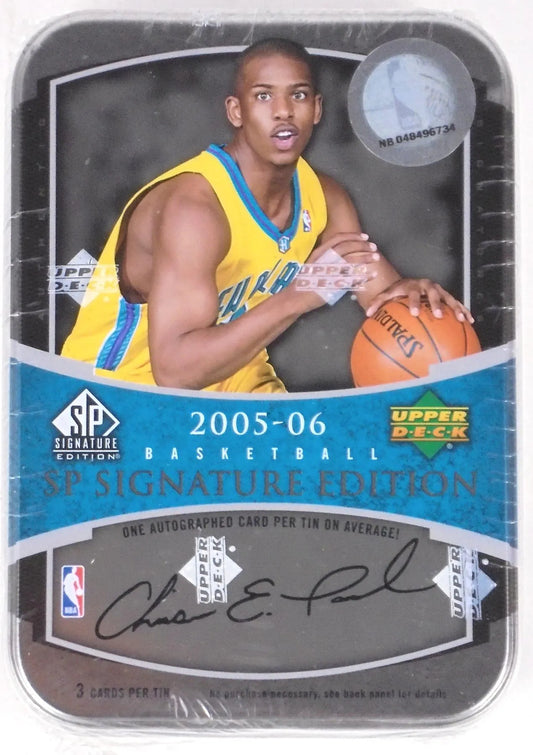 2005/06 Upper Deck SP Signature Basketball Hobby Tin (Box) (Reed Buy)