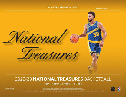 2022/23 Panini National Treasures Basketball 1st Off The Line FOTL Hobby Box
