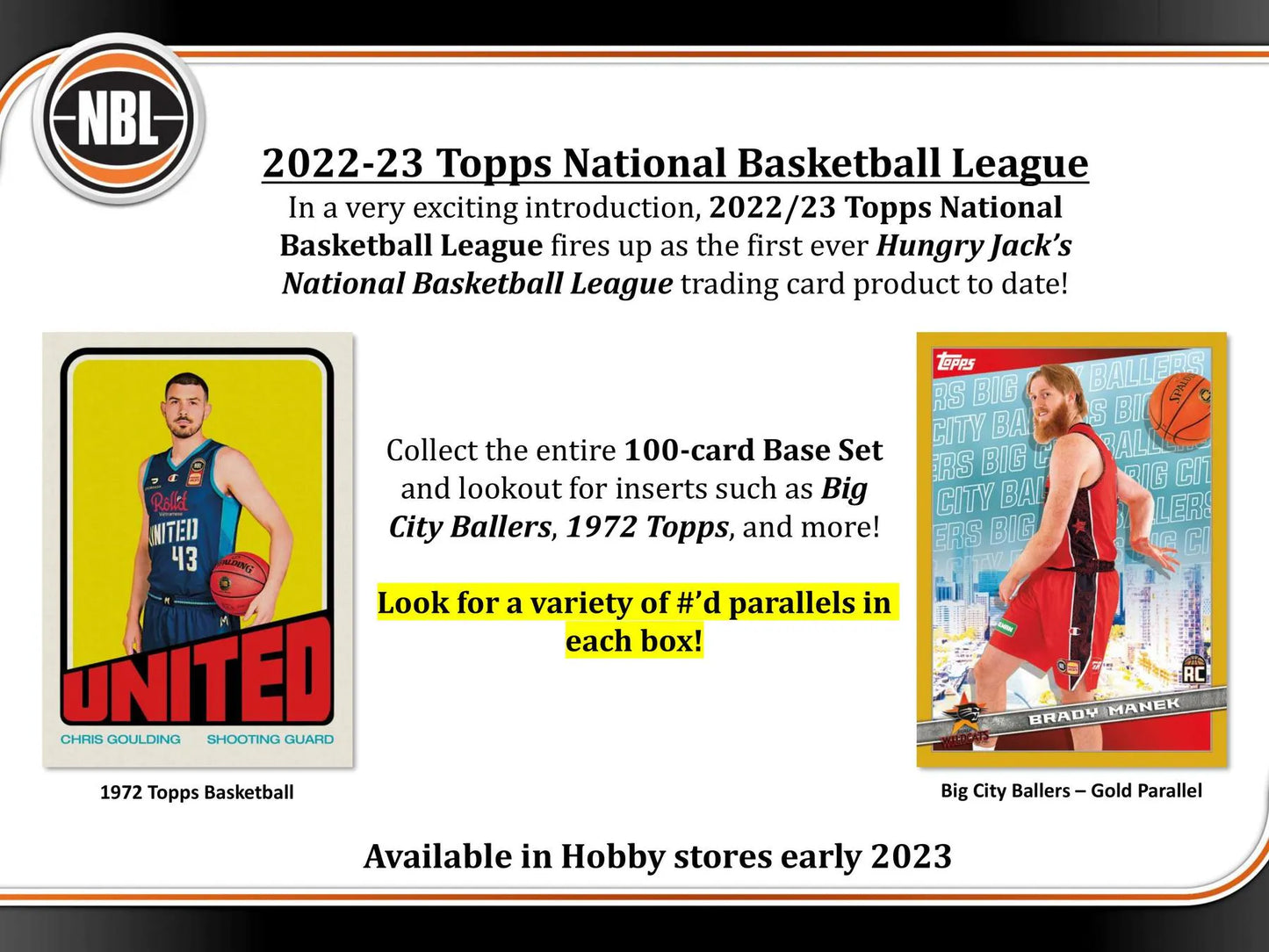 2022/23 Topps NBL Basketball Hobby 12-Box Case