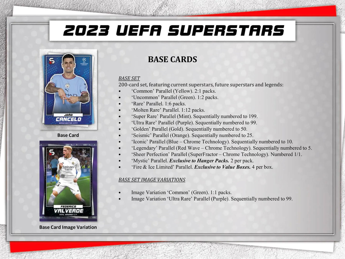 2022/23 Topps UEFA Superstars Soccer Hanger Box (Lot of 6)