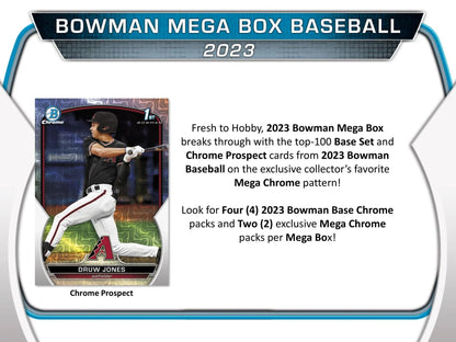 2023 Bowman Baseball Mega 40-Box Case