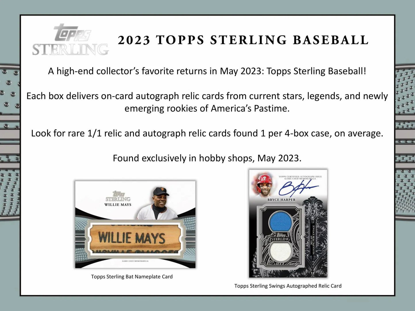 2023 Topps Sterling Baseball Hobby Box