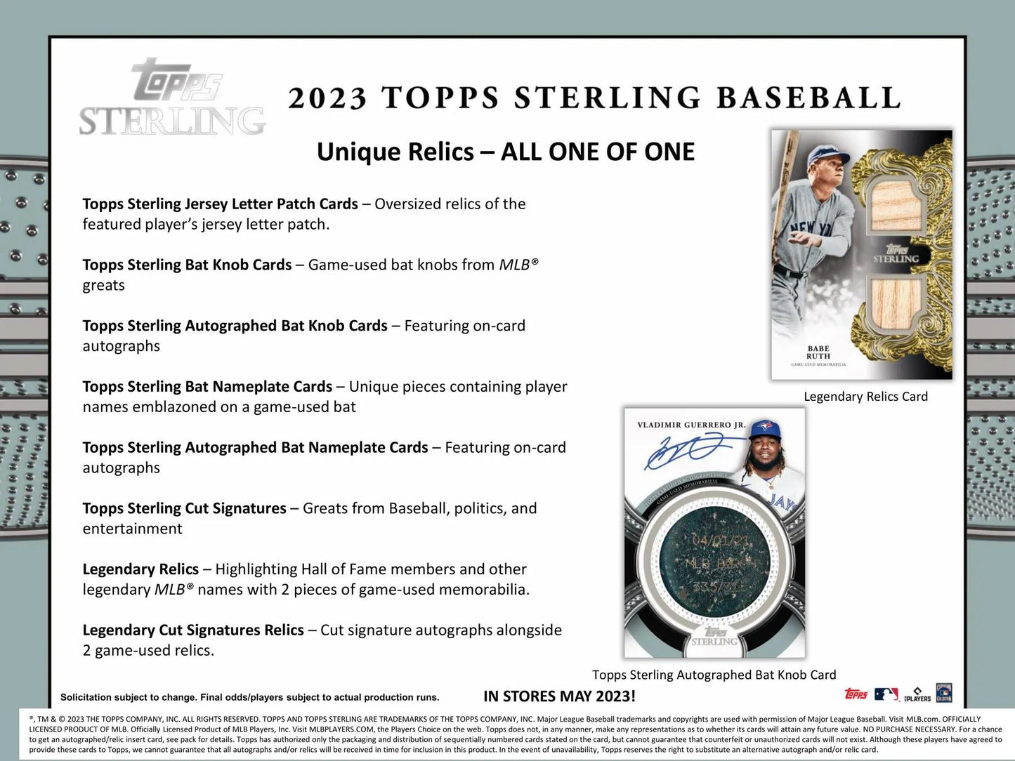 2023 Topps Sterling Baseball Hobby Box