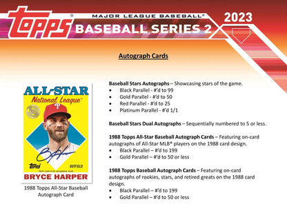 2023 Topps Series 2 Baseball Retail 24-Pack 12-Box Case