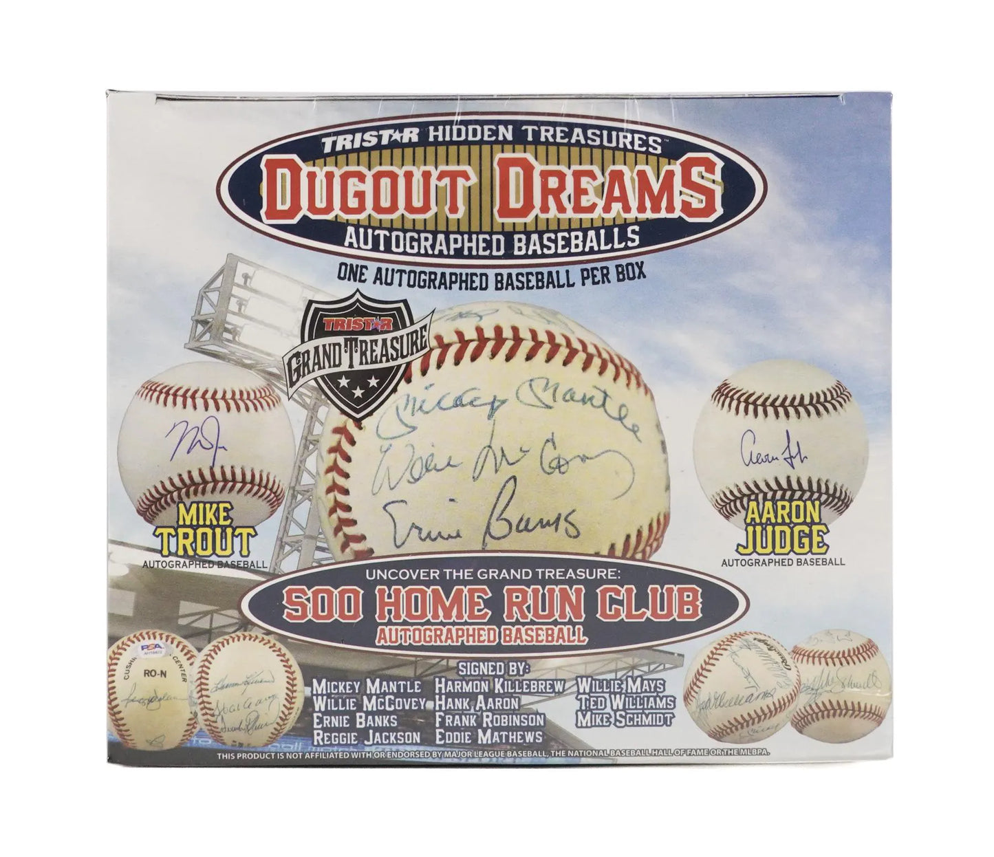 2023 TriStar Hidden Treasures Dugout Dreams Autographed Baseball Hobby 12-Box Case