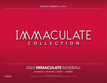 2023 Panini Immaculate Baseball 1st Off The Line FOTL Hobby Box