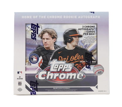 2023 Topps Chrome Baseball Hobby Jumbo 8-Box Case