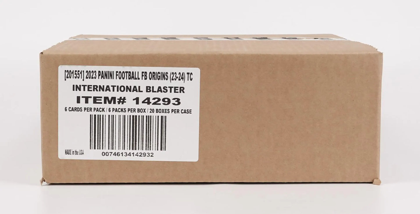 2023 Panini Origins International Football 6-Pack Blaster 20-Box Case