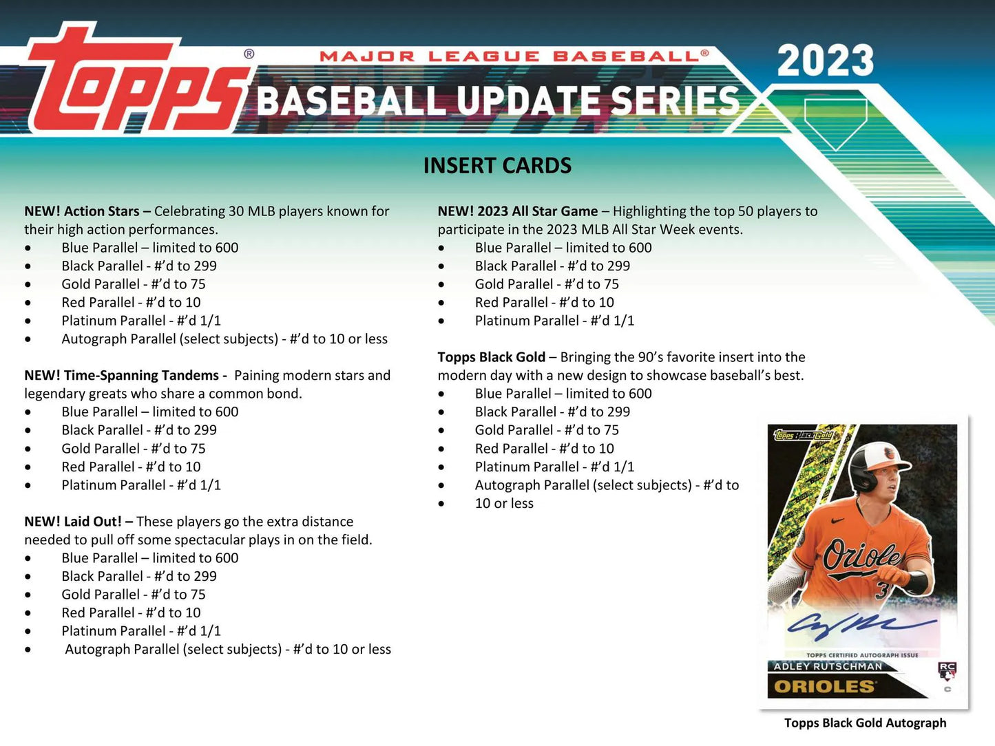 2023 Topps Update Series Baseball Retail 20-Pack 12-Box Case