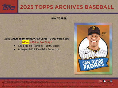 2023 Topps Archives Baseball 7-Pack Blaster Box