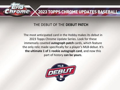 2023 Topps Chrome Update Series Baseball Hobby 6-Box Case
