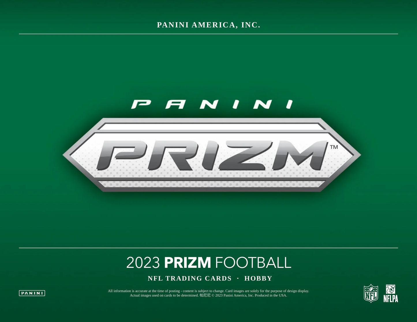 2023 Panini Prizm Football Hobby Box (Presell)