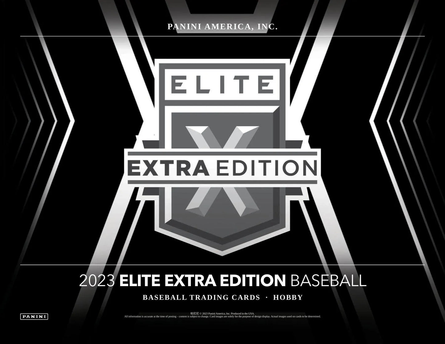 2023 Panini Elite Extra Edition Baseball Hobby 20-Box Case (Presell)