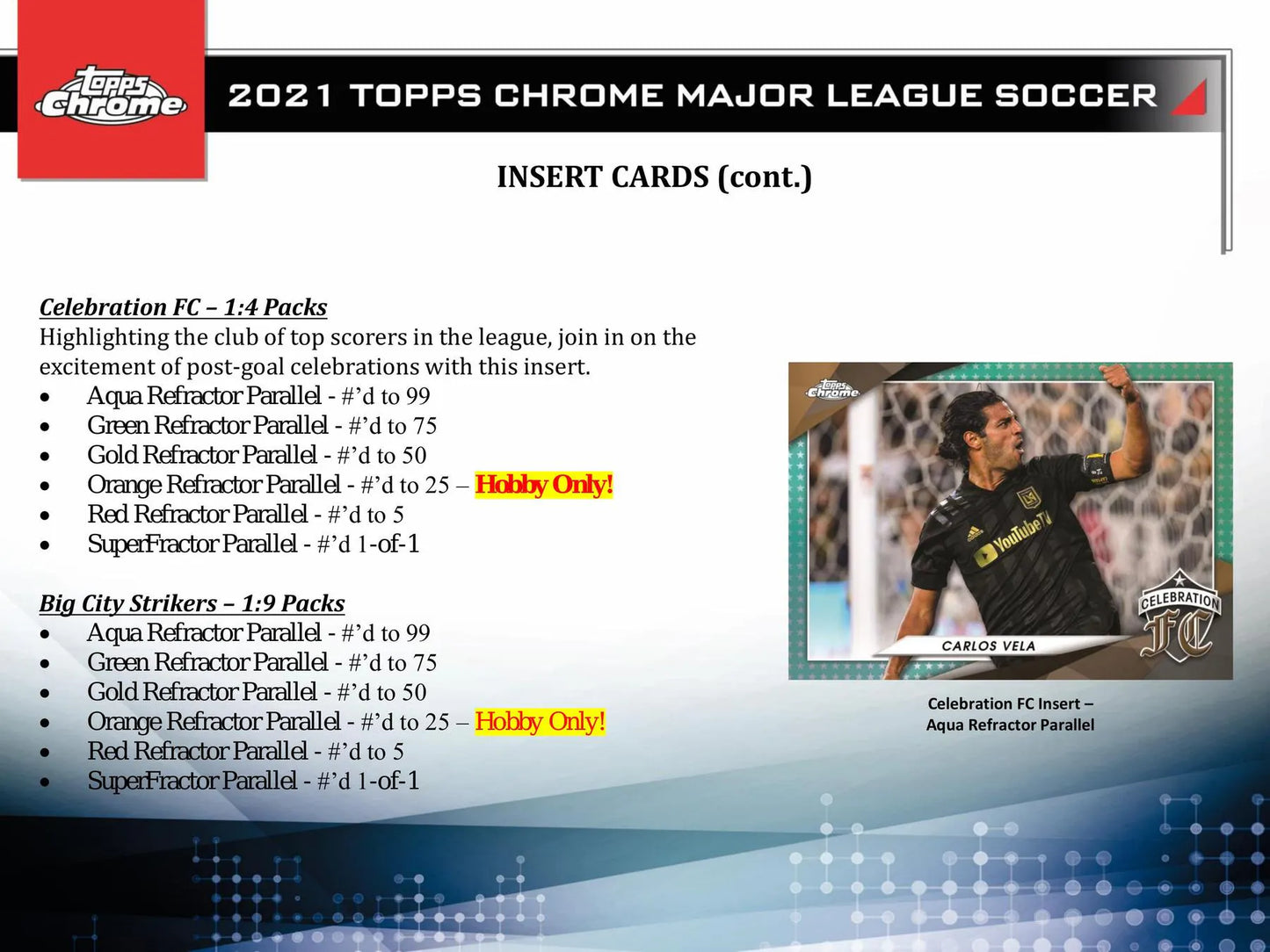 2021 Topps MLS Major League Soccer Chrome Hobby Pack
